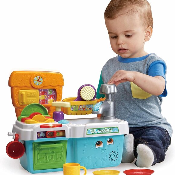 Leapfrog Scrub 'n Play Smart Sink (French Version) For 18 Months New in Box - Picture 7 of 16